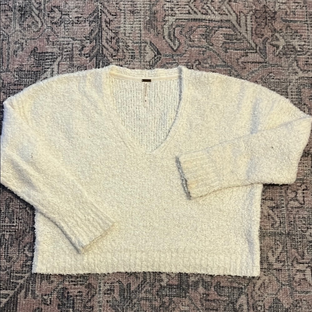 Women's Cozy White Sweater